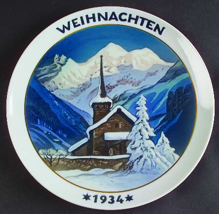 Rosenthal Christmas Plate Christmas Peace - No Box