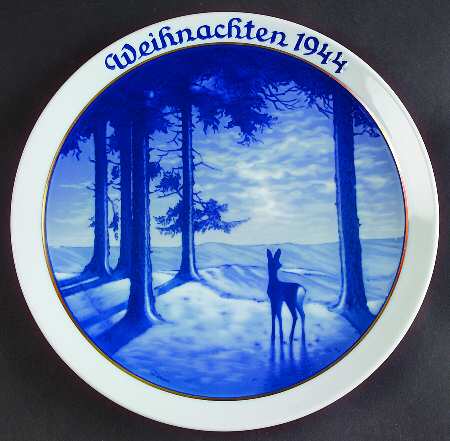 Rosenthal Christmas Plate Wood Scape - No Box