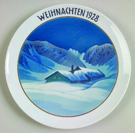 Rosenthal Christmas Plate Chalet Christmas - No Box