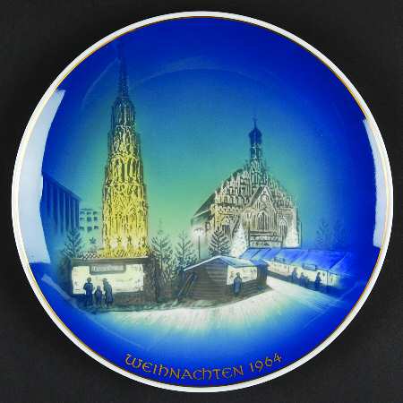 Rosenthal Christmas Plate Christmas Market In Numberg - No Box