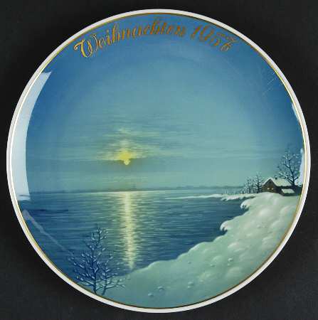 Rosenthal Christmas Plate Christmas By The Sea - No Box