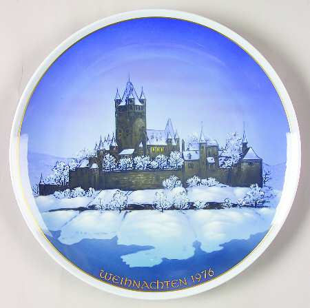 Classic Rose Christmas Castle Of Cochem - No Box