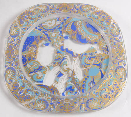 Wiinblad Christmas Plate-Crystal The Annunciation - No Box