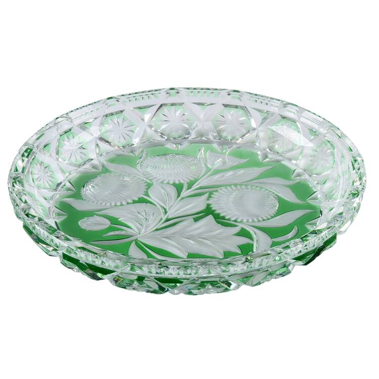 Royal Germania Annual Plate Silver Thistle-Green - Boxed