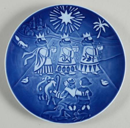 Childrens Christmas The Three Wise Men- Plate Only - No Box