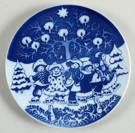 Childrens Christmas Winter Children-Plate Only - No Box