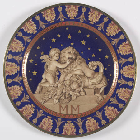 Versace Christmas Plates Christmastide - Boxed by Rosenthal - Continental