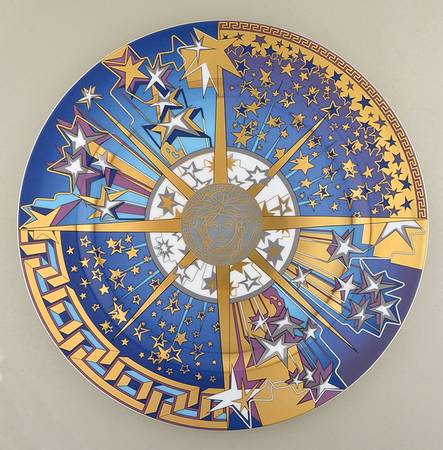 Versace Christmas Plates Infinite Dreams - Boxed by Rosenthal - Continental