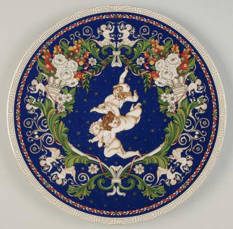 Versace Christmas Plates Holiday Spirit - Boxed by Rosenthal - Continental