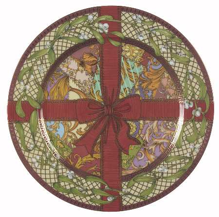 Versace Christmas Plates Christmas Magic - No Box by Rosenthal - Continental