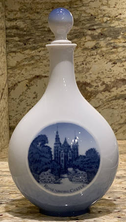 Royal Copenhagen Giftware Decanter-Rosenborg Castle - No Box