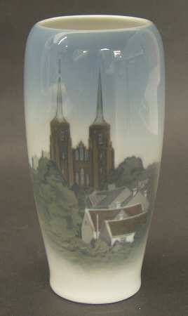 Royal Copenhagen Vase Roskilde Cathedral Vase - No Box