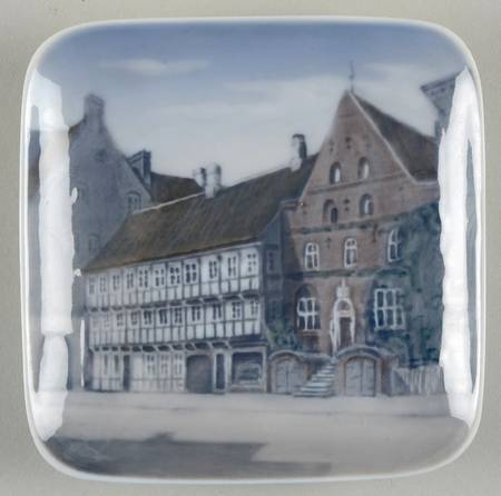 Royal Copenhagen Giftware Square Tray-Ellen Marsvins House - No Box