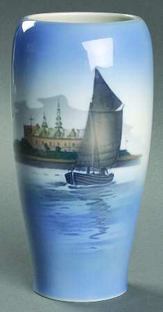 Royal Copenhagen Vase Kronborg Castle Vase - No Box
