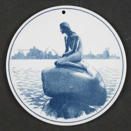 Royal Copenhagen Giftware Little Mermaid Plaque-Faiance - No Box