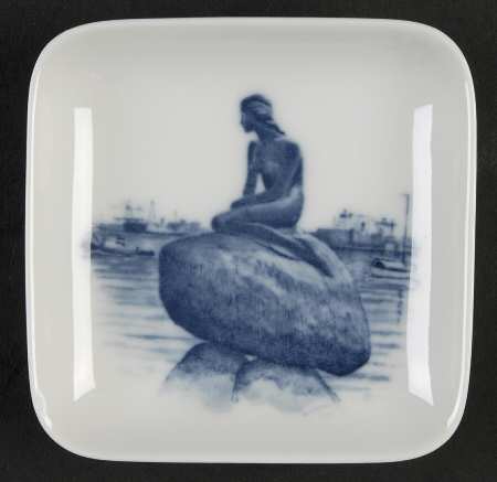 Royal Copenhagen Giftware Little Mermaid-Plaquette - No Box