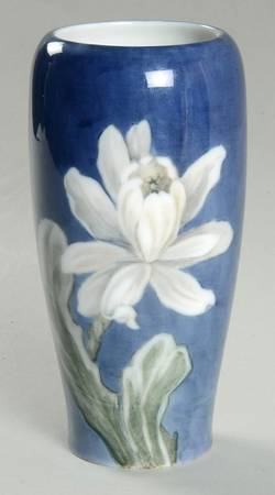 Royal Copenhagen Vase Blue Floral Vase - No Box