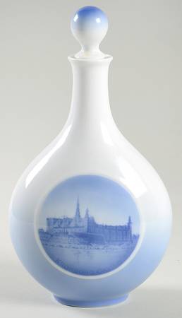 Royal Copenhagen Giftware Decanter-Kronborg Castle - No Box