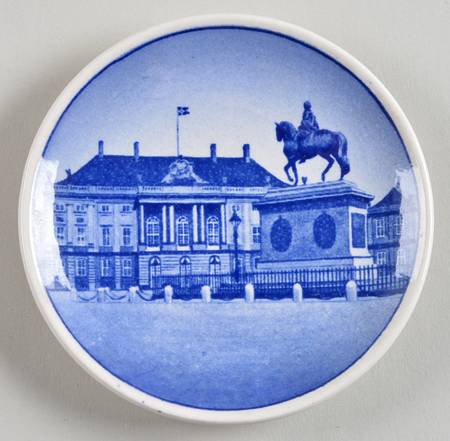 Danish & Nordic Plaquettes-2010 Series Amalienborg Slot - Amalienborg Palace - No Box