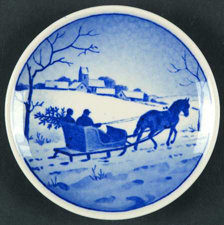 Danish & Nordic Plaquettes-2010 Series Vinterlandskab - Winter Landscape - No Box