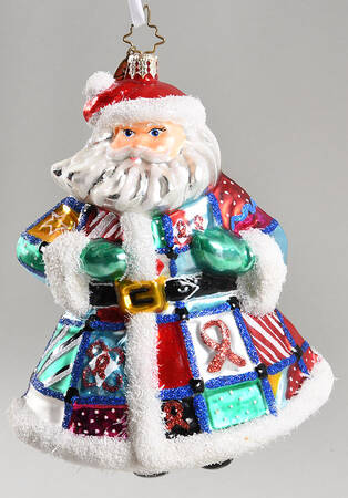 AIDS Awareness Quilt N Claus - No Box