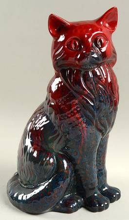 Flambe Cat Seated-Style Two - No Box