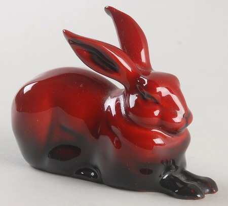 Flambe Hare Crouching - No Box