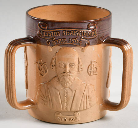 Loving Cup and Jugs William Shakespeare-3 Handled - No Box