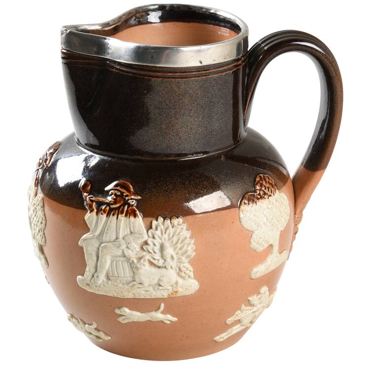 Lambeth Hunting Scene 22 Oz Jug