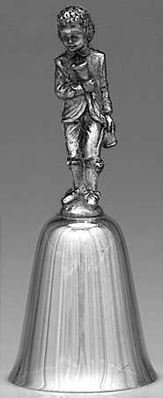 Yuletide Christmas Bell-Silverplate The Bell Ringer - No Box