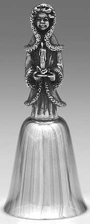 Yuletide Christmas Bell-Silverplate Holiday Wishes - Boxed