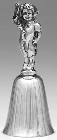 Yuletide Christmas Bell-Silverplate Night Before Christmas - No Box