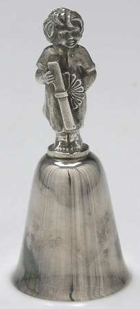 Yuletide Christmas Bell-Silverplate Christmas Morning - No Box
