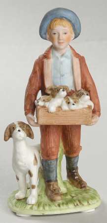 Rockwell Musuem Miniatures Puppy Love - Boxed