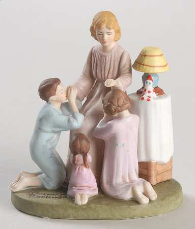 Rockwell Musuem Miniatures Bed Time - Boxed