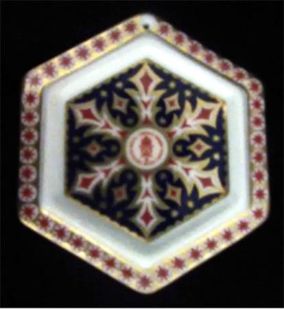 Imari Christmas Ornaments Hexagon - Boxed