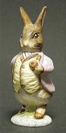Beatrix Potter Backstamp 10 Mr Benjamin Bunny - With Box