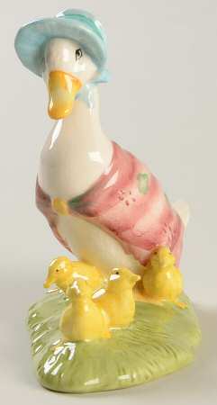 Beatrix Potter Backstamp 10 Jemima And Her Ducklings - Boxed