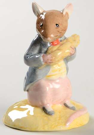 Beatrix Potter Backstamp 10 Johnny Town-Mouse Eating Corn - Boxed