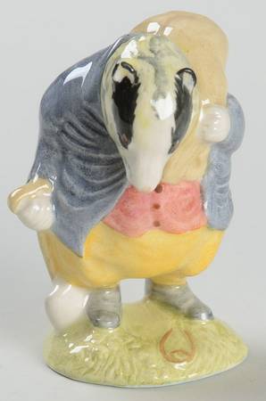 Beatrix Potter Backstamp 10 Tommy Brock - Boxed
