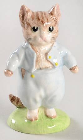 Beatrix Potter Backstamp 10 Tom Kitten-1st Ver/2nd Var - Boxed