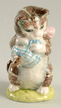 Beatrix Potter Backstamp 10 Miss Moppet - Boxed