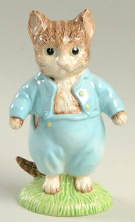 Beatrix Potter Backstamp 6 Tom Kitten-Large Size - Boxed