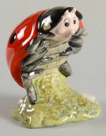 Beatrix Potter Backstamp 6 Mother Ladybird - With Box
