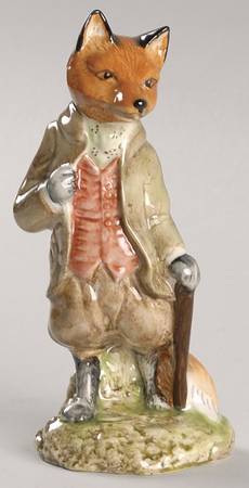 Beatrix Potter Backstamp 6 Mr Tod - Boxed