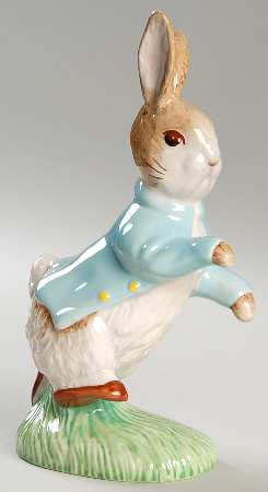 Beatrix Potter Backstamp 6 Peter Rabbit-Large Size - No Box