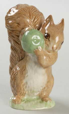 Beatrix Potter Backstamp 6 Squirrel Nutkin - Boxed