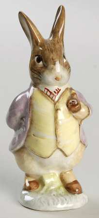 Beatrix Potter Backstamp 2 Mr Benjamin Bunny-Pipe In - Boxed