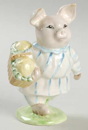 Beatrix Potter Backstamp 3 Little Pig Robinson-Var 1 - No Box