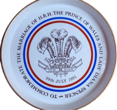 Royal Worcester Royalty Giftware Charles & Diana Shortbread Tray - Boxed
